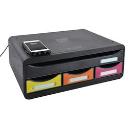 Toolbox Mini Qi 4 Schübe schmal sw/harle