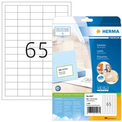 Etikett Premium A4 25Bl 381x212mm weiß 1625St