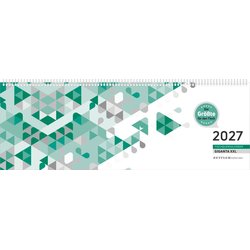Tischquerkalender 422x148 mm 1 Woche / 2 Seiten