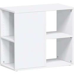 Anstellregal 2 OH 800x420x750 weiﬂ