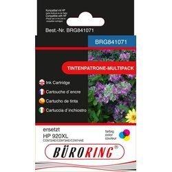 Tintenpatrone für HP 920XL Multipack cyan/magenta/yellow