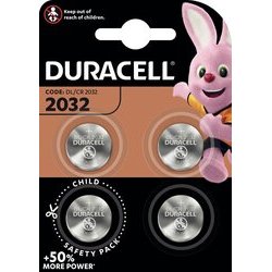 Batterie DURACELL Electronics 2032-Lithiumknopfzelle 3,0V 4St