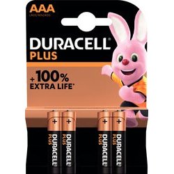 Batterie, Micro AAA, Plus Power, LR03, 4-Pack