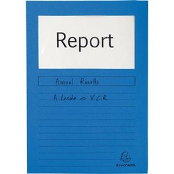 Sichtmappe/Fenstermappe Forever dunkelblau aus Recycling Karton