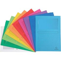 Sichtmappe mit Fenster Exacompta 50100E 10-fach sortiert 100St.