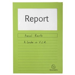 Sichtmappe/Fenstermappe Forever hellgrün aus Recycling Karton