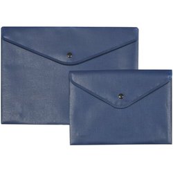 Sichttasche A5 opak blau