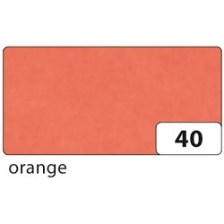 Transparentpapier 42g 70x100cm gefalzt auf 35x50cm 25Bg orange