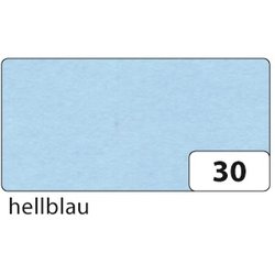 Transparentpapier 115g 505x70cm gerollt hellblau