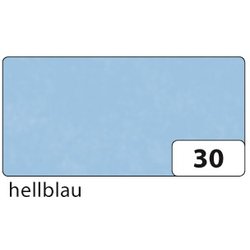 Transparentpapier 42g 70x100cm gerollt hellblau