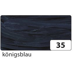 Raffia Naturbast 50g königsblau