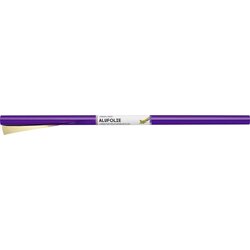 Alufolie 50x78cm violett/gold