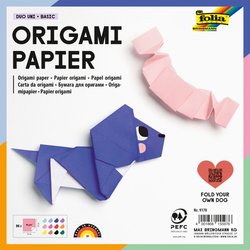 Origamipapier-Faltblatt 80g 19x19cm 96Bl sortiert