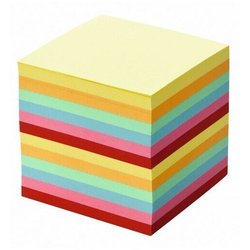 Ersatz-Notizzettel 9x9x9cm lose intensivfarbig 700Bl