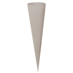 Schultüten Rohling 70 cm grau