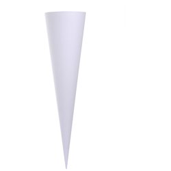Schultüten Rohling 70 cm weiß