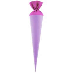 Schultüte Rohling Goldbuch 97848 70cm mit Filzverschluss lila
