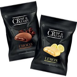 Cris & Creamy Mürbeteiggebäck mit Füllung, Zitrone und Schokolade