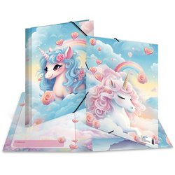 Sammelmappe Karton A3 Happy Unicorns
