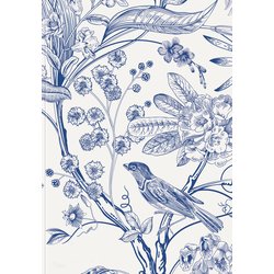 Lady Timer 105x148 mm Blue Garden