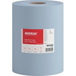 Putzrolle Katrin Basic XXL 2 blue 1000 Bl.,2 lg.2x360m Blatt 38x36cm