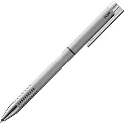 Multifunktionsschreiber logo brushed silber twin pen 2in1 