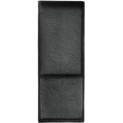 Schreibgeräte-Etui Lamy 1224773 A202 für 2 Schreibgeräte aus genarbtem Leder schwarz