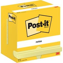 Haftnotiz Post-it 655 gelb 127x76mm 12x100 Blatt / Block
