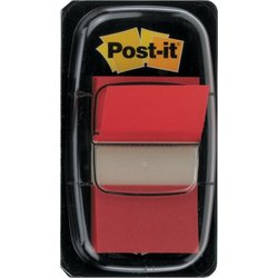 Haftnotiz Post-it 680-1 Index Streifen rot 50St