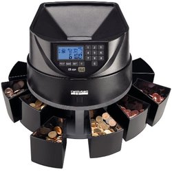 Münzzähl-und Sortiermaschine ratiotec CS 250 LED Display, 550 Münzen pro Minute