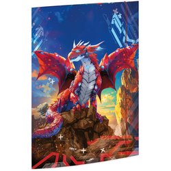 Zeichenmappe A3 mit Gummiverschluss Robo-Drache