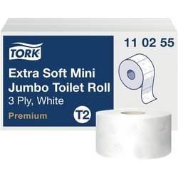 TORK Toilettenpapier Jumbo Mini Advanced 3-lagig weiß