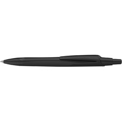 Kugelschreiber Reco, Druckmechanik, M, schwarz, Farbe des Schaftes: schwarz