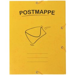 Postmappe A4 Karton mit Aufdruck und Briefmotiv
