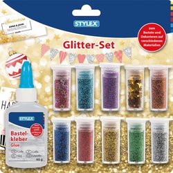 Glitter-Set Stylex 11-teilig
