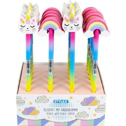 Bleistift mit Radiergummi Topper Cat