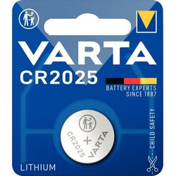Knopfzellen-Batterie Varta CR2025 Lithium 3V 170mAh