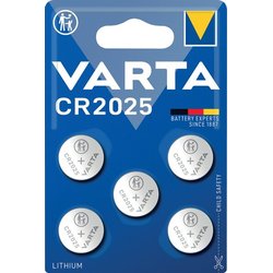 Varta Knopfzelle Lithium Electronics, CR2025 170mAh, 3 V