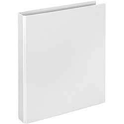 Ringbuch Hartpappe PP-kaschiert Basic A4 25mm weiß