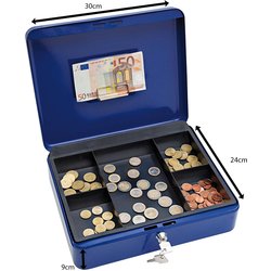 Geldkassette Gr.4 blau