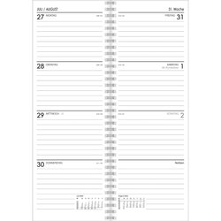 Vormerkbuch 105x297mm 1Woche/2Seiten