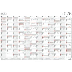 Kalender Jahresübersicht 420x297 mm 12Monate/1Seite
