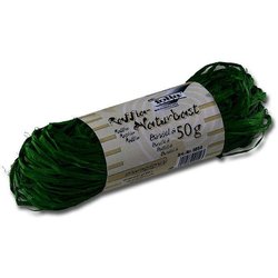 Raffia-Naturbast Folia 9058 50g tannengrün