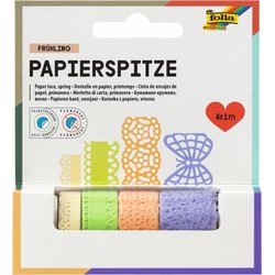 Papierbordüre Frühling selbstklebend 1m 4er