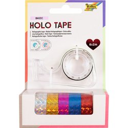 Holografie-Tape Basic sortiert 6er Set 12mmx2m