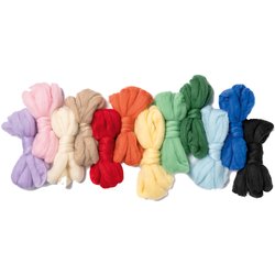 Chenilledraht 8mm 50cm 10St sortiert