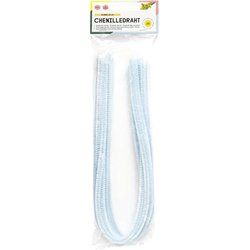 Chenilledraht 8mm 50cm 10St himmelblau