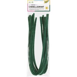 Chenilledraht 8mm 50cm 10St tannengrün