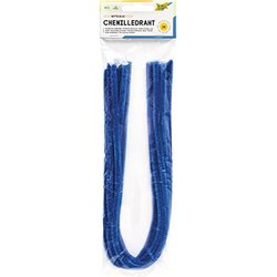 Chenilledraht 8mm 50cm 10St ultramarin