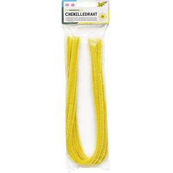 Chenilledraht 8mm 50cm 10St zitronengelb